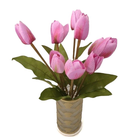 Tulipán svazek 9ks lila 30cm | Dekorace